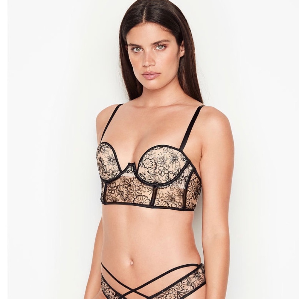 Embroidered bustiers